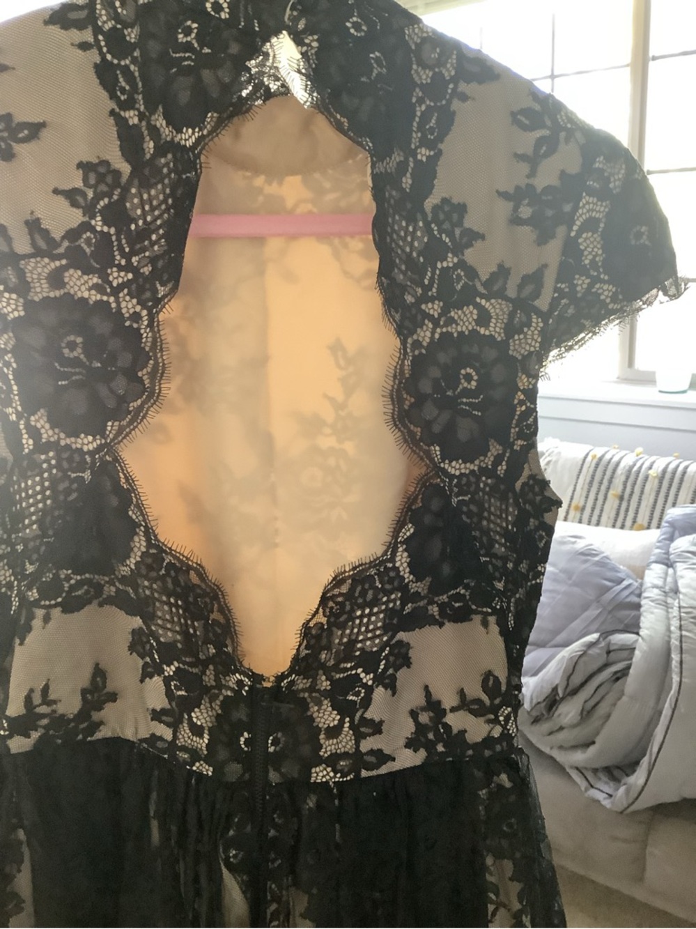Black Lace Women's Dress